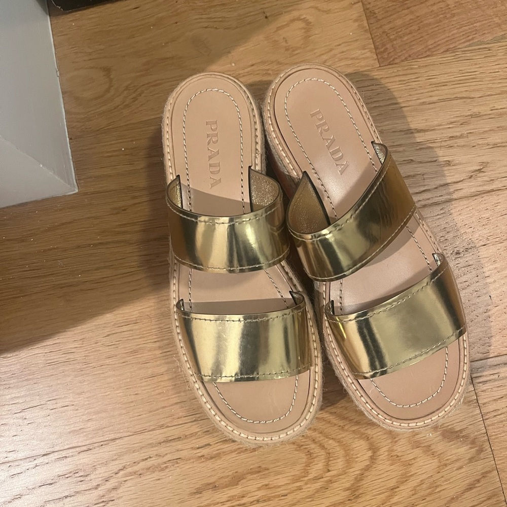 Prada wedges